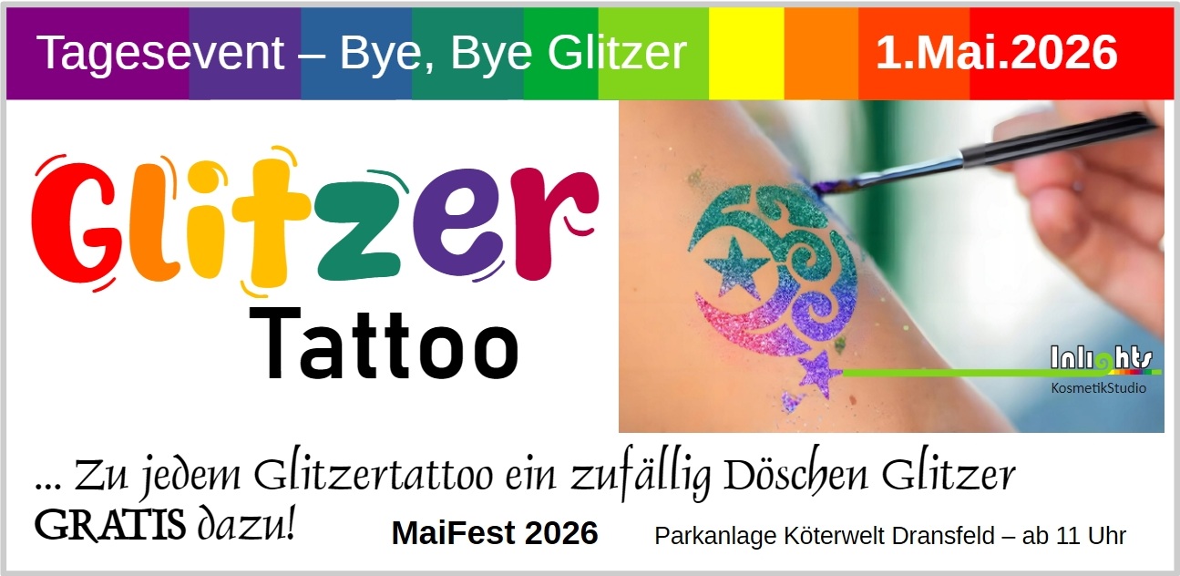26 – Header Inlights – 1Mai Bye Bye Glitzer